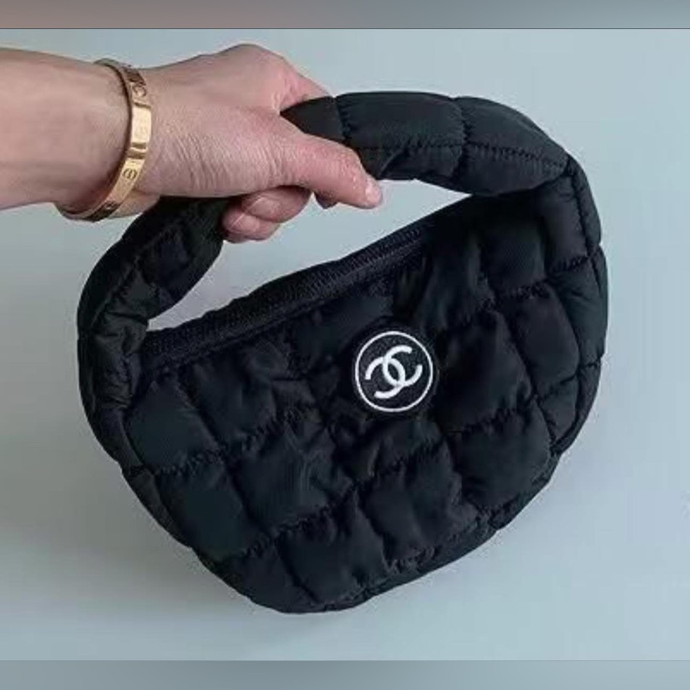 CC  Black Quilted Women's Bag